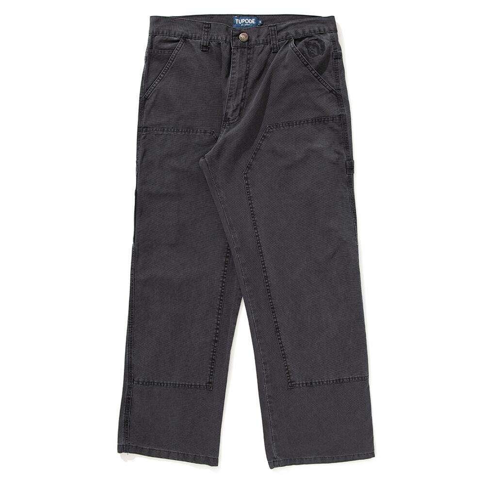パンツ AKIMBO CANVAS DOUBLE KNEES - DIRTY BLACK Comprar Calça Double Knee Canvas Preto Tupode