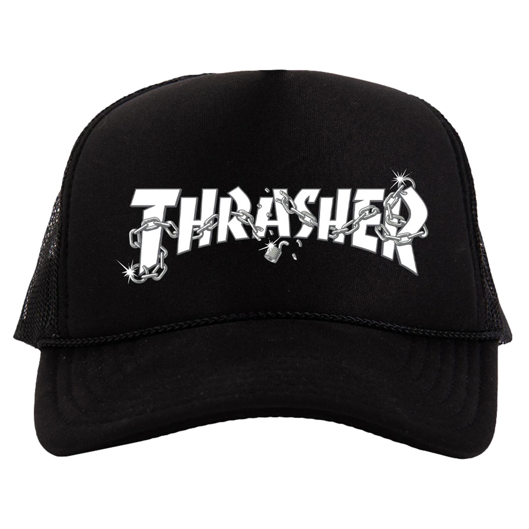Comprar Boné Trucker Chains Preto Thrasher