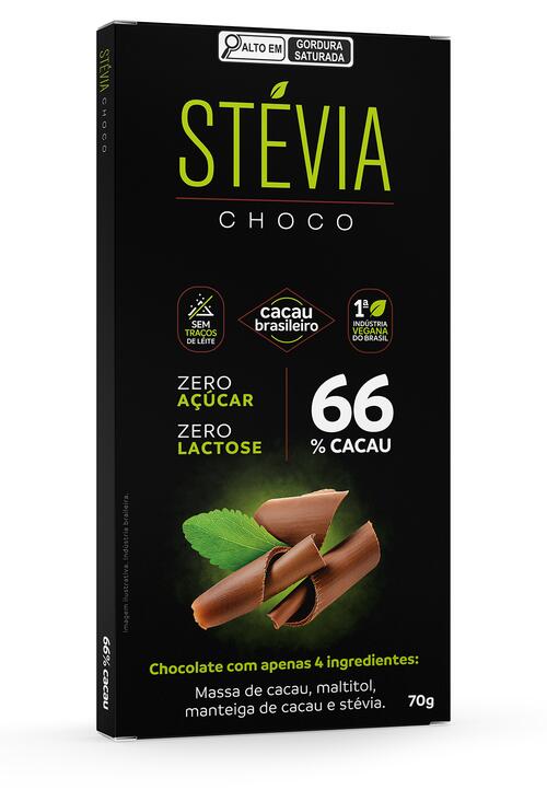 StéviaChoco 99,9% cacau 70g - a partir de R$27,45