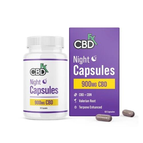 Cápsulas CBD Amplo Espectro: Night - CBDfx