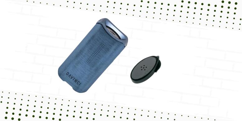 vaporizador de ervas IQ2 com o bocal de lado