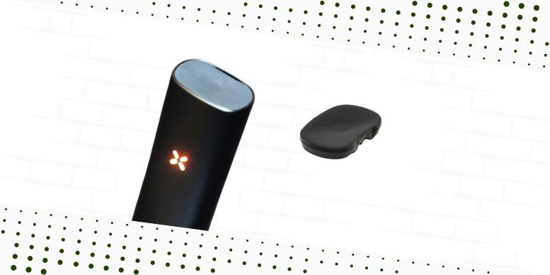 Vaporizador de ervas Pax Plus com o bocal de lado
