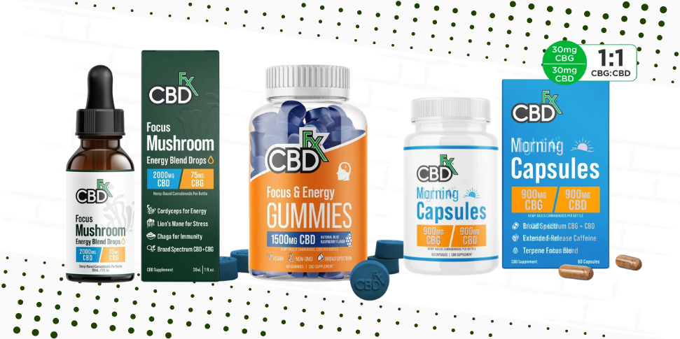 Produtos com CBD matinais - CBDfx