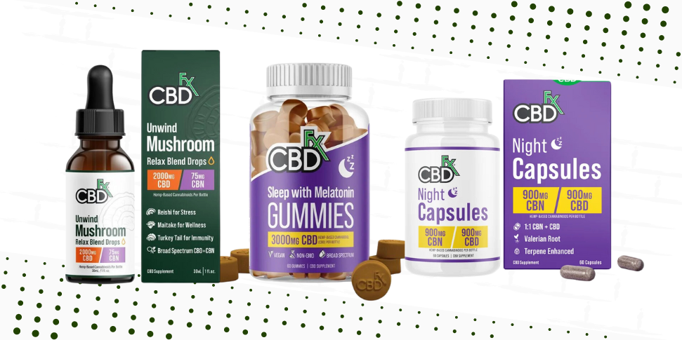 Produtos com CBD noturnos - CBDfx