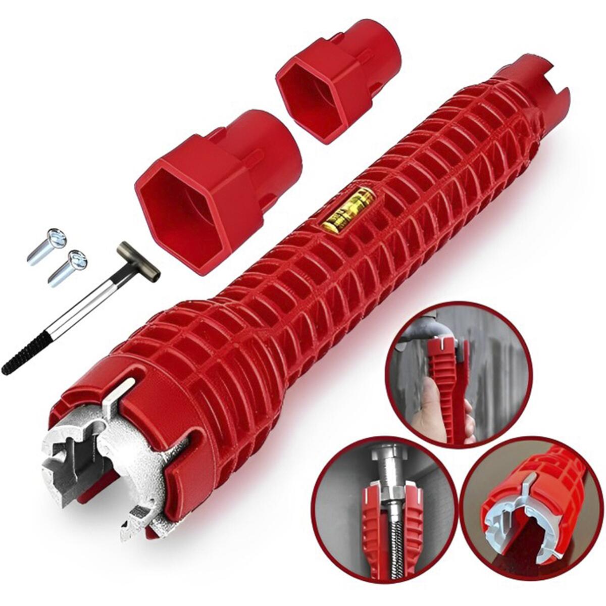 Chave de Grifo Inglesa Universal Multifuncional 8 em 1 | OPEN ZEE