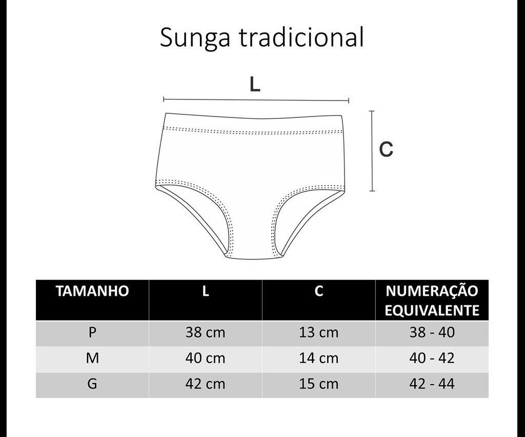 Sunga Tradicional Verde Opaca Masculina Conforto