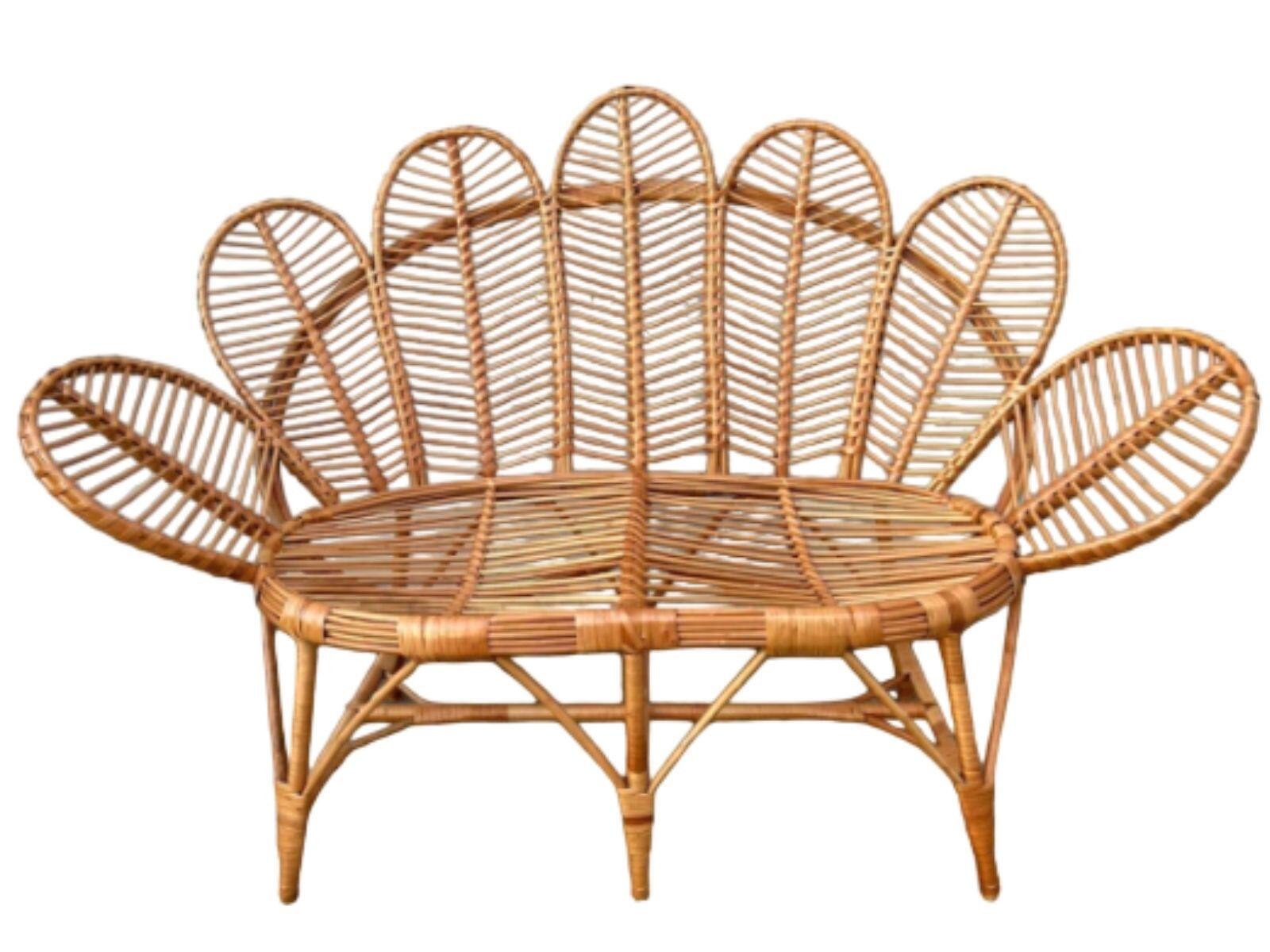 Comprar Sofá Flor Pétala 2 lugares Cedro Vime