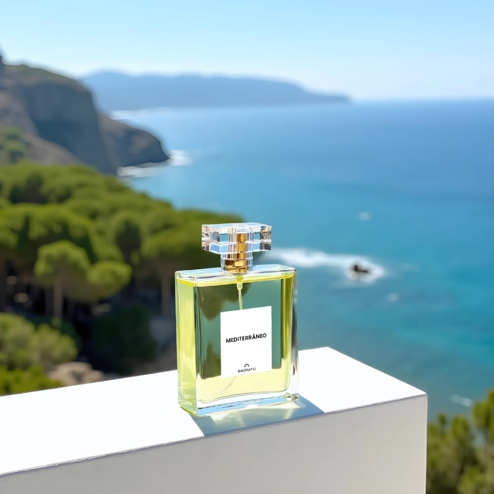 Perfume compartilhável mediterrâneo| Inspiração Olfativa acqua di