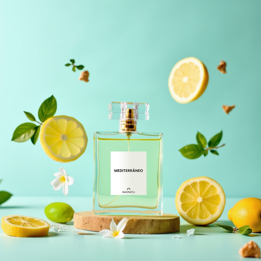 Perfume compartilhável mediterrâneo| Inspiração Olfativa acqua di