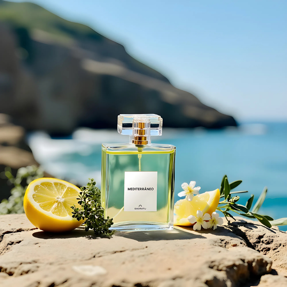 Perfume compartilhável mediterrâneo| Inspiração Olfativa acqua di