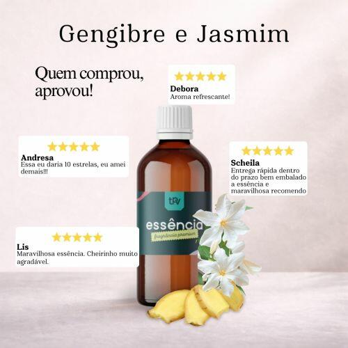 Essência para Velas de Gengibre e Jasmim tudo para velas - de R$13