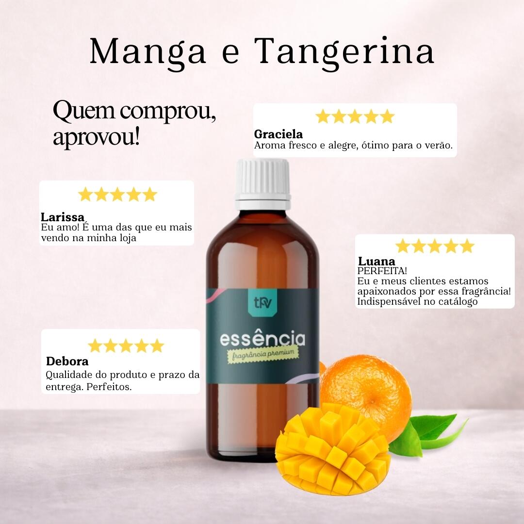 shanti(^^)パール柑20 Essência Manga e Tangerina tudo para velas