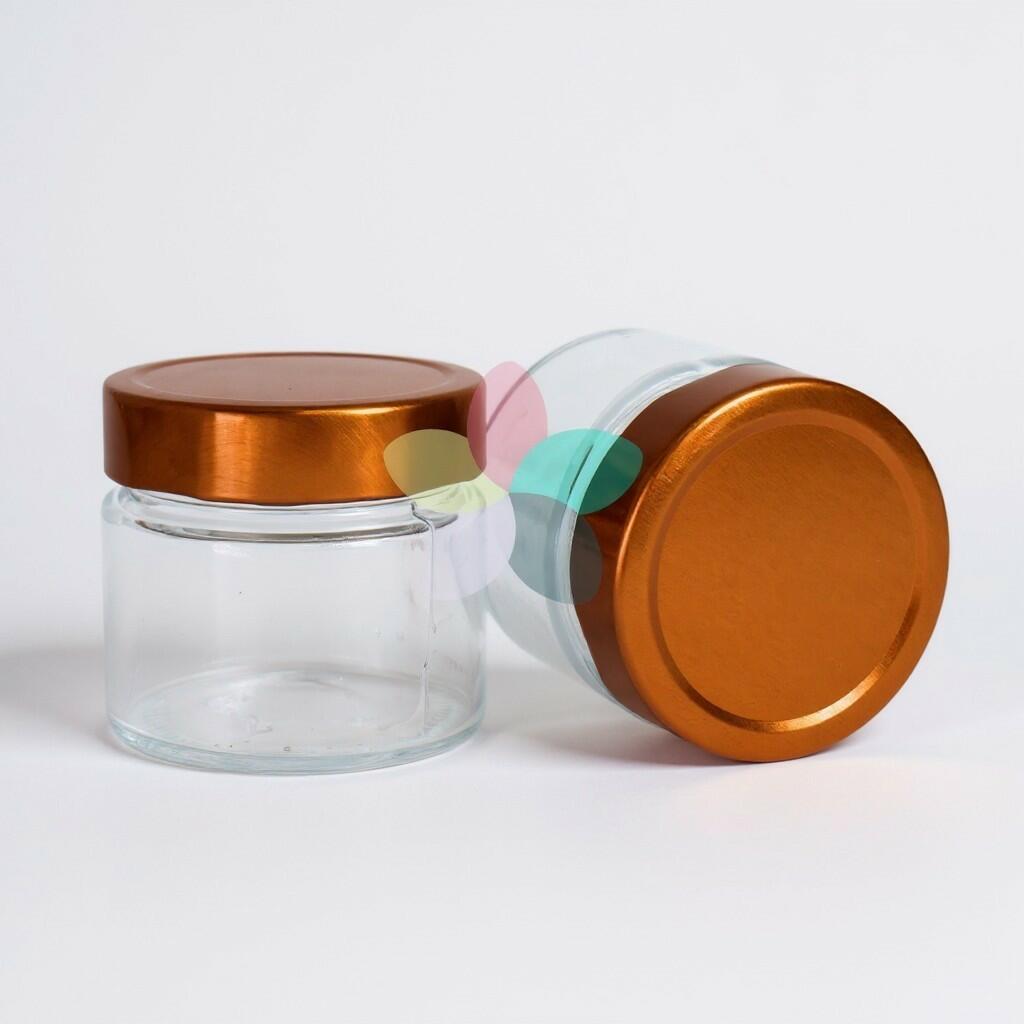 Kit 6 Potes La Pianezza 210ml Tampa Cobre - a partir de R$45,49