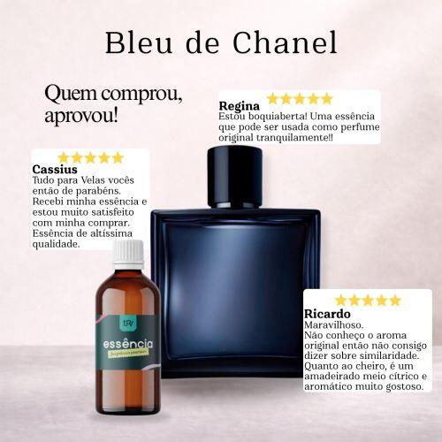 Essência Bleu de Chanel Masculina Perfumaria Fina Tudo Para Velas