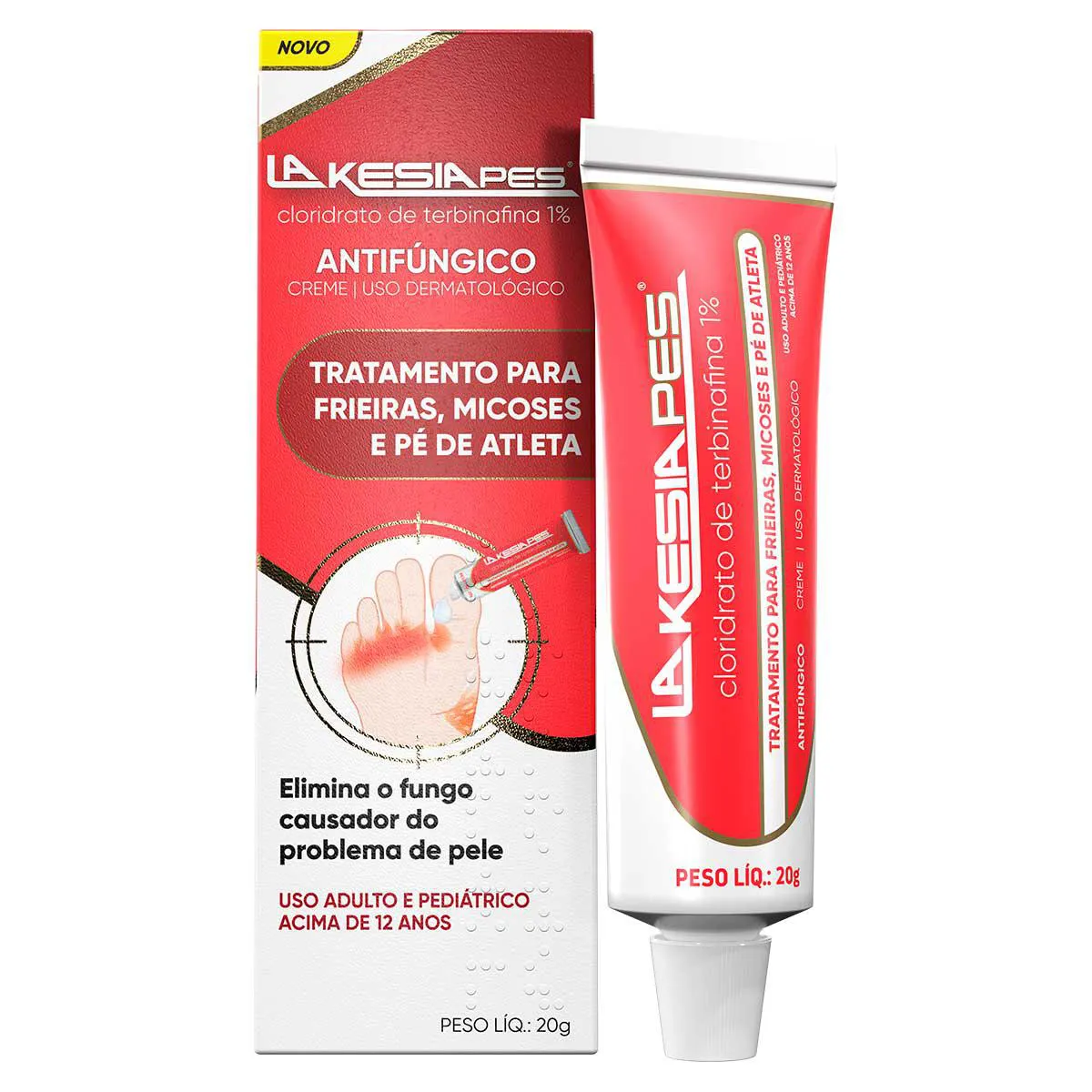 Comprar Creme Antifúngico Lakesia Pés 20g
