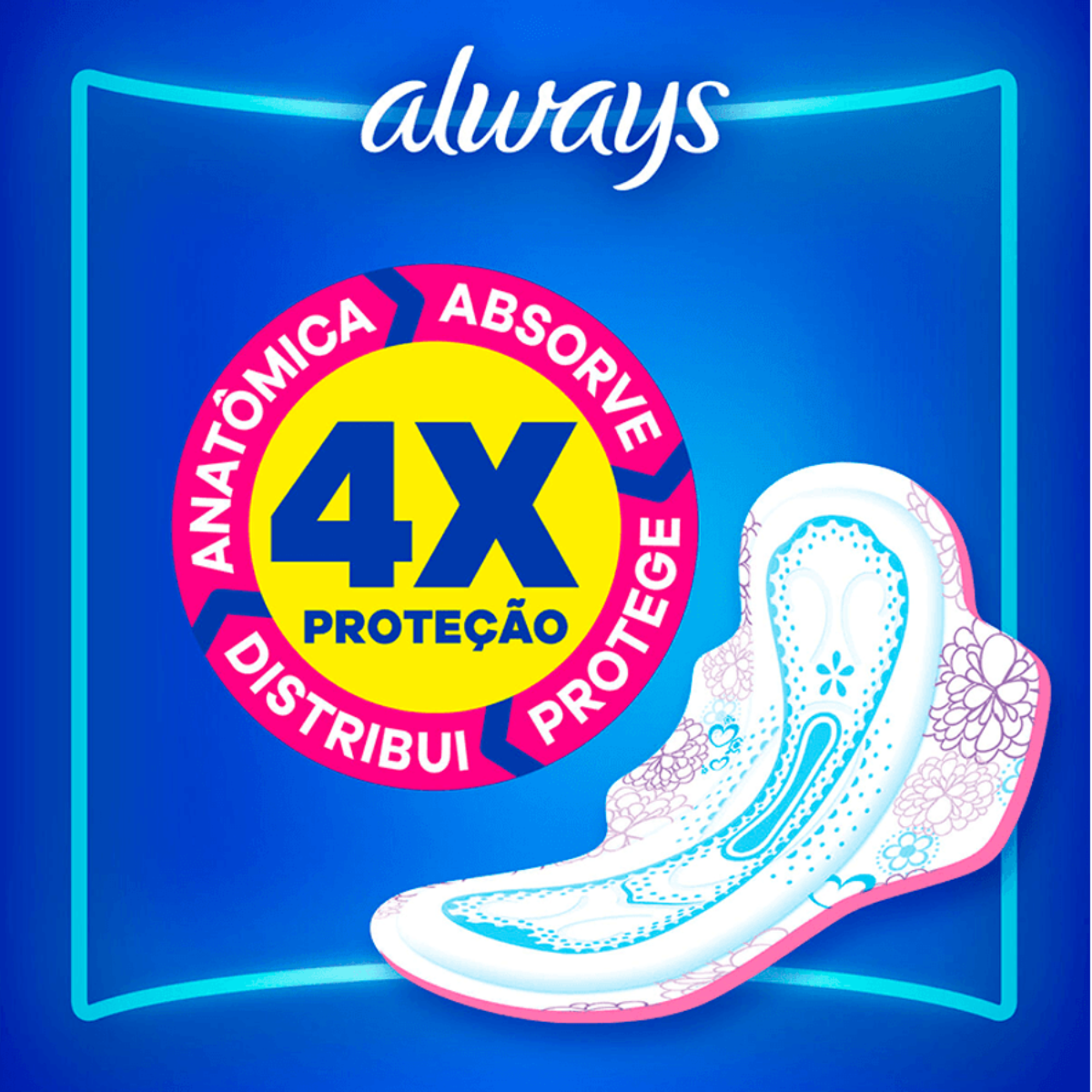 Comprar Absorvente Always Noturno Suave G Com Abas 10 Unidades - Apoteca