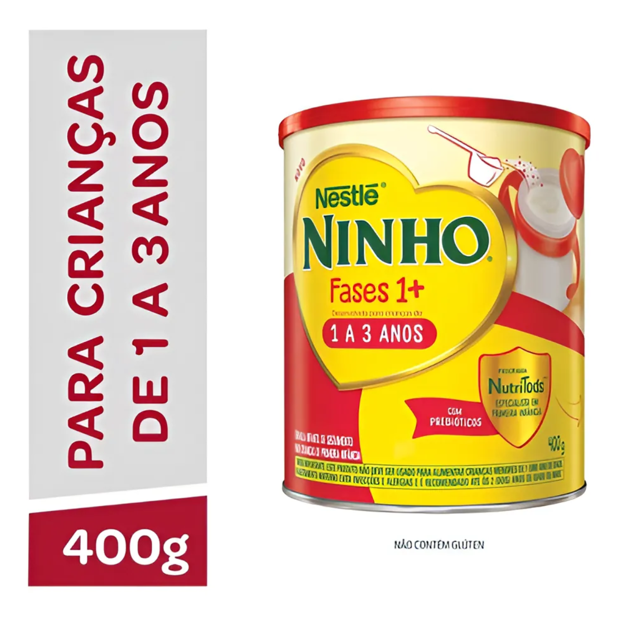 Comprar Leite em Pó Ninho Fases 1+ Primeira Infância Fórmula Infantil ...