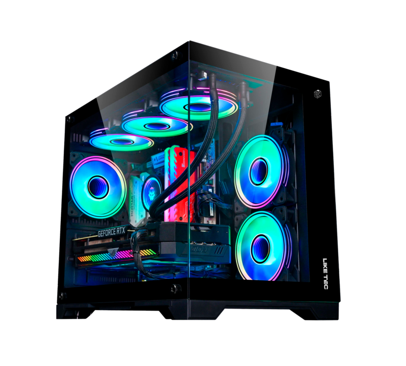 PC Gamer Intel Core i3-13100F, GTX 1650, 16GB, 480GB, Fonte 500W