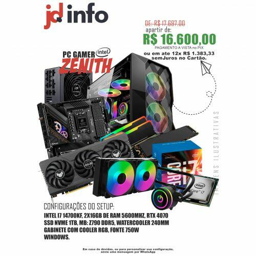 Pc Gamer Zenith - R$16.900,00