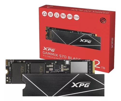 SSD ADATA XPG GAMMIX S70 BLADE 2TB M.2 NVMe PCIe 4.0 AGAMMIXS70B