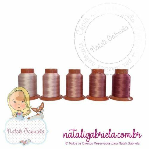 Kit de linhas Shabby Rose Natali Gabriela Zenith