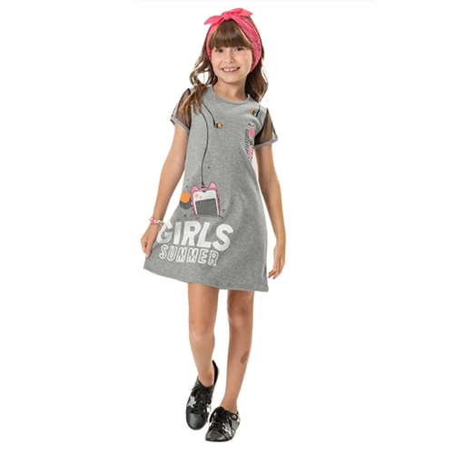 VESTIDO INFANTIL GIRLS SUMMER MESCLA MARLAN a partir de R$62,60