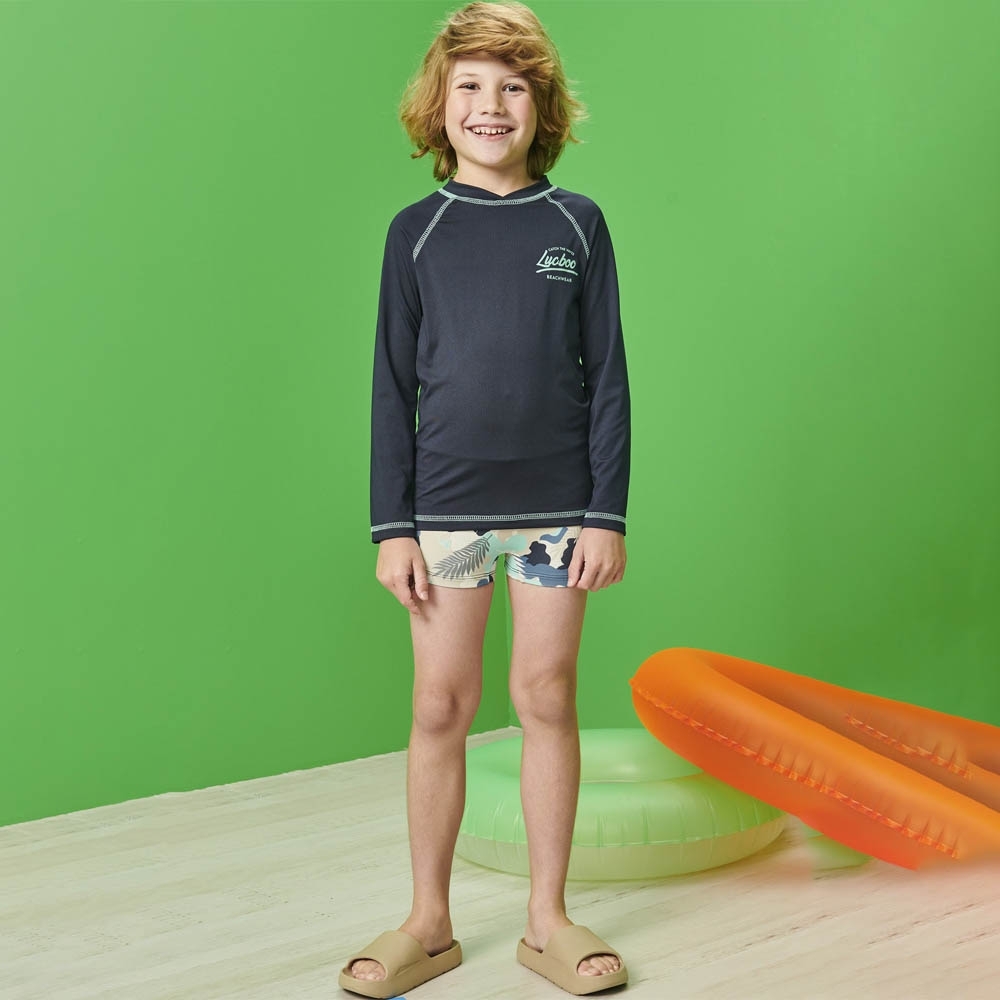 Conjunto Praia Infantil Camiseta Sunga UV Dry UV 50 a