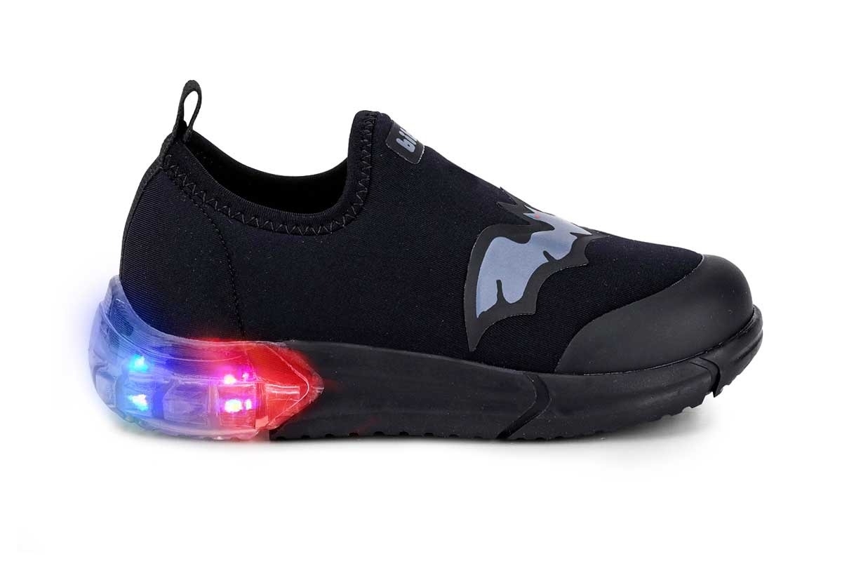 Tênis Infantil De Luz Bibi Space Preto Morcego - Main Image