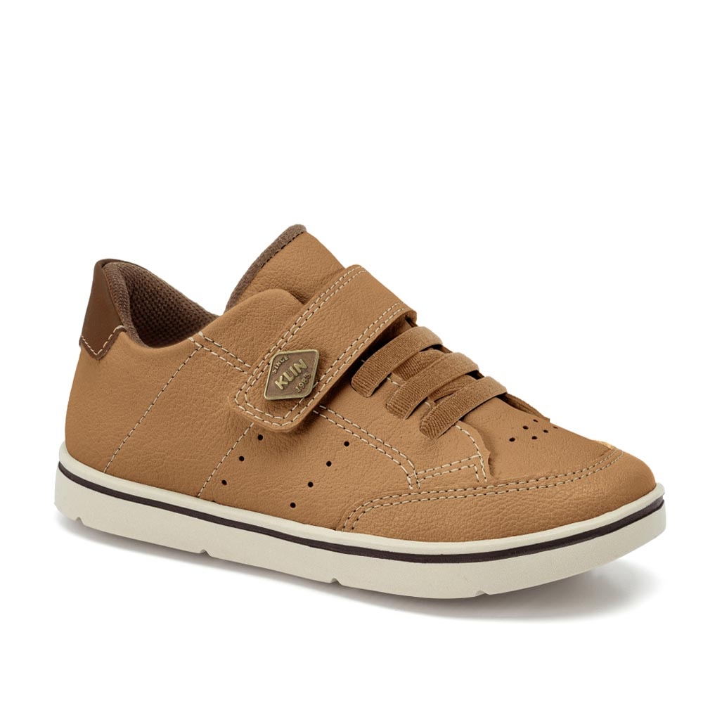 Tenis Klin Flyer Sapatenis Infantil Masculino Marrom Sapato Infantil - Main Image