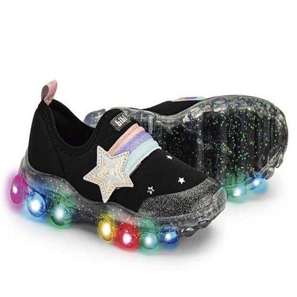 TÊNIS INFANTIL DE LUZ BIBI ROLLER CELEBRATION PRETO