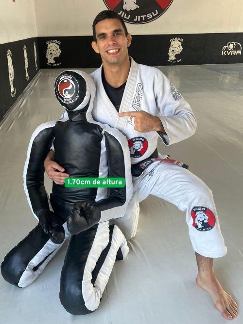 Boneco Sparring Jiu Jitsu Constantino Adulto - Vermelho - R$750,00