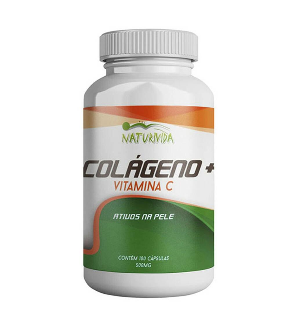 Colágeno + Vitamina C -100 Cápsulas 500mg