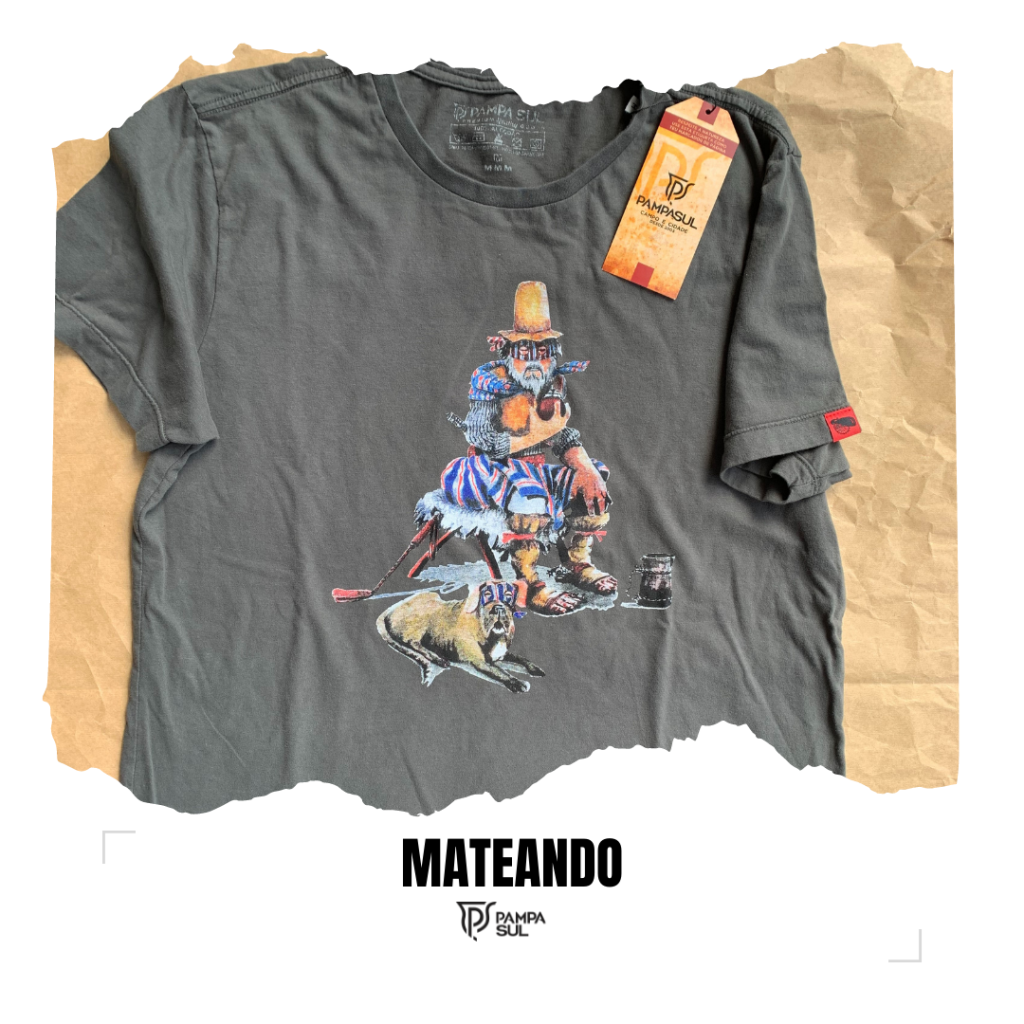 Comprar Camiseta Masculina Mateando - Loja Pampa Sul