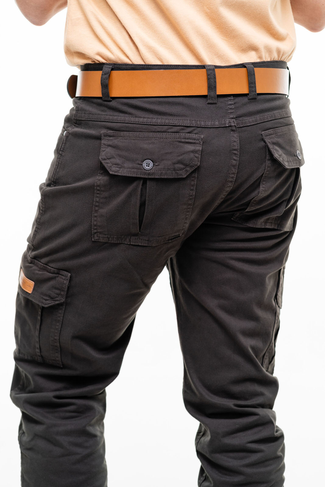 Comprar Calça Cargo Masculina com Elastano Verde Musgo Loja