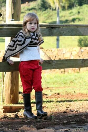Bombacha Infantil Feminina Castelhana