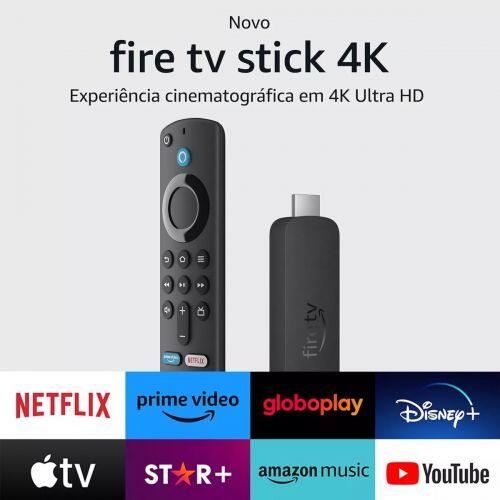 Comprar Streaming Fire Tv Stick 4k wifi 6 Com Alexa E Comandos De