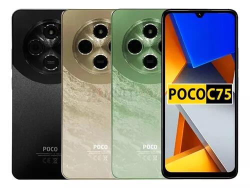 POCO C75 ブラック 8GB RAM 256GB ROM 4台セット Comprar Smartphone Xiaomi Poco C75 Dual Sim 256GB 8GB RAM