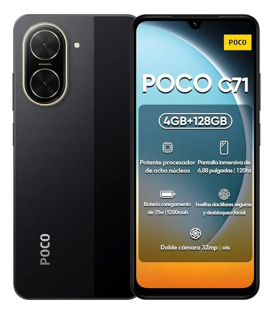 Comprar Smartphone Xiaomi Poco C71 Dual Sim 64GB 3GB RAM Câmera