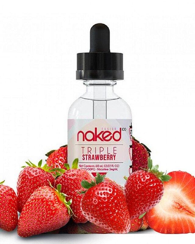 Líquido Triple Strawberry Naked 100