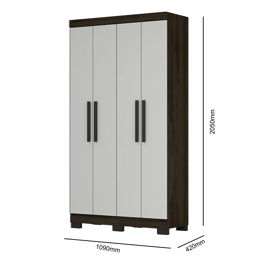 Comprar Roupeiro MM Trevo 4 portas - R$962,78