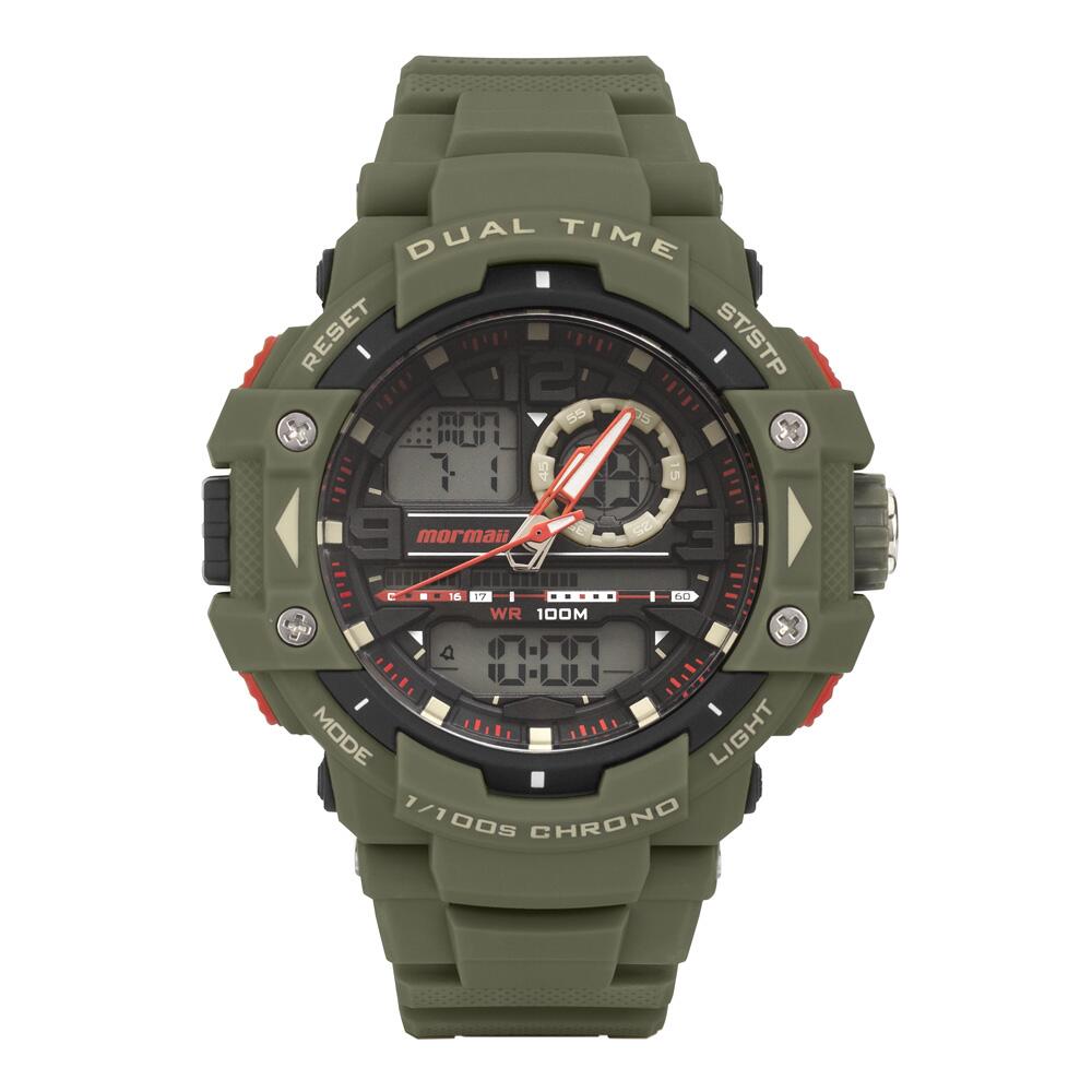 Relógio Mormaii Masculino Action Verde Ref - MOMD13290B/8V