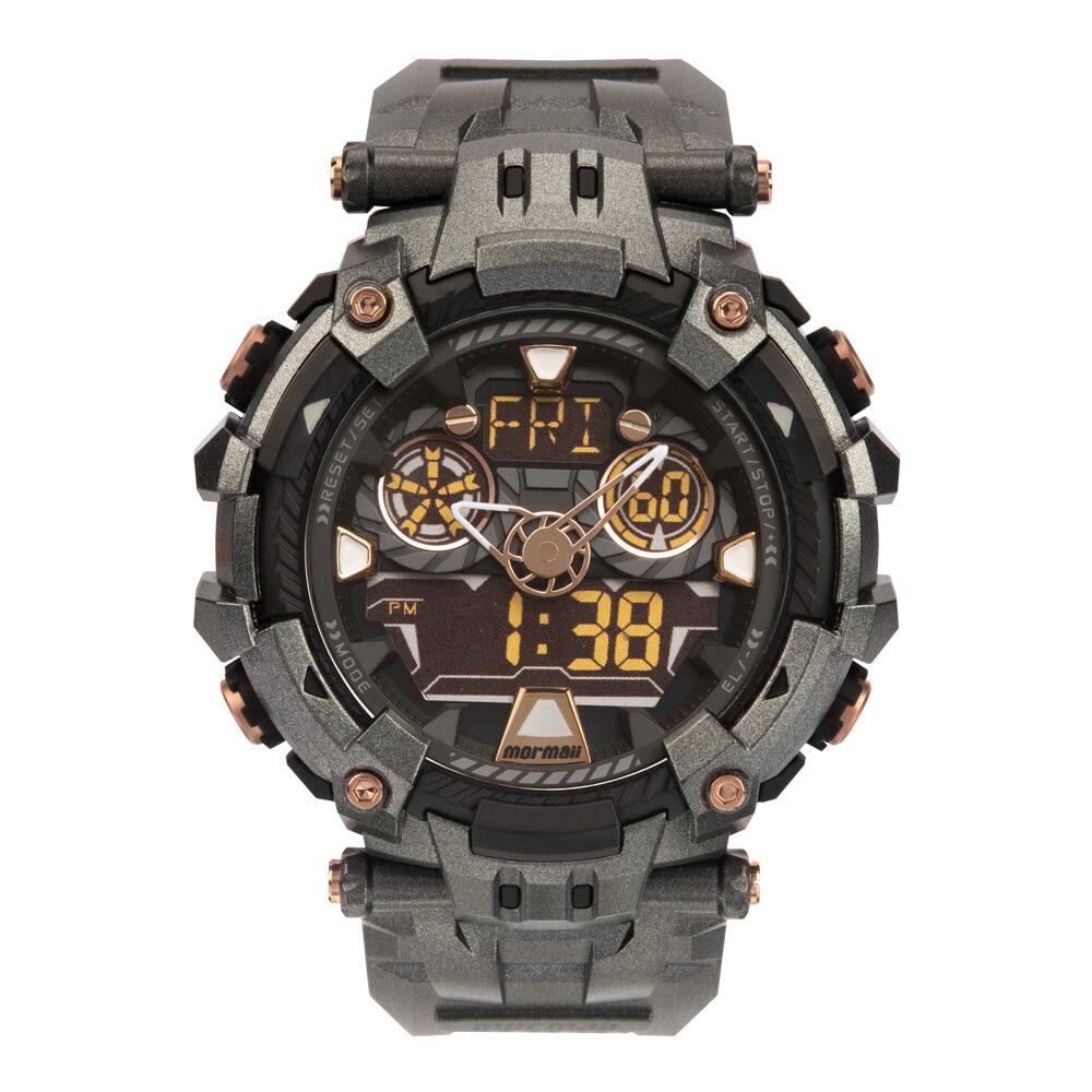 Relógio Mormaii Masculino Pro Grafite MO16704/8F