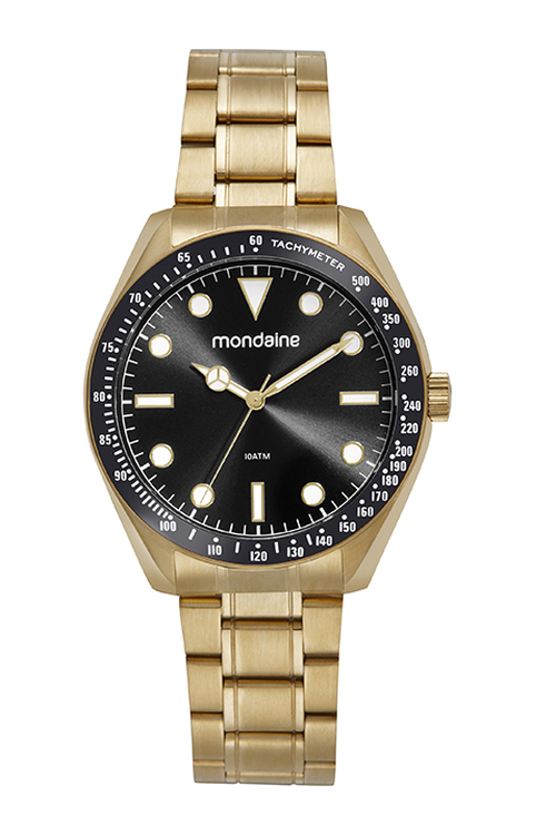 d*3様 ムンビョル Relógio Mondaine Masculino Social Dourado - 32735GPMVDA3