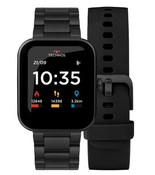 Relógio Smartwatch Technos Connect Max Preto TMAXAO/8P