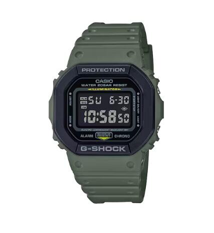 Relógio Casio Masculino G-Shock Verde Militar DW-5610SU-3DR