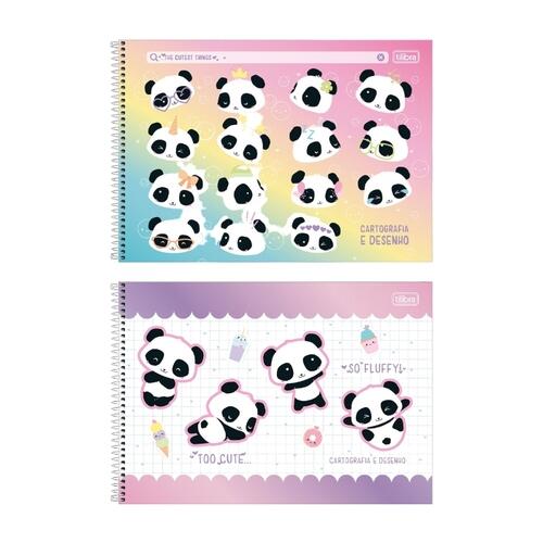Desenho colorir luluca panda