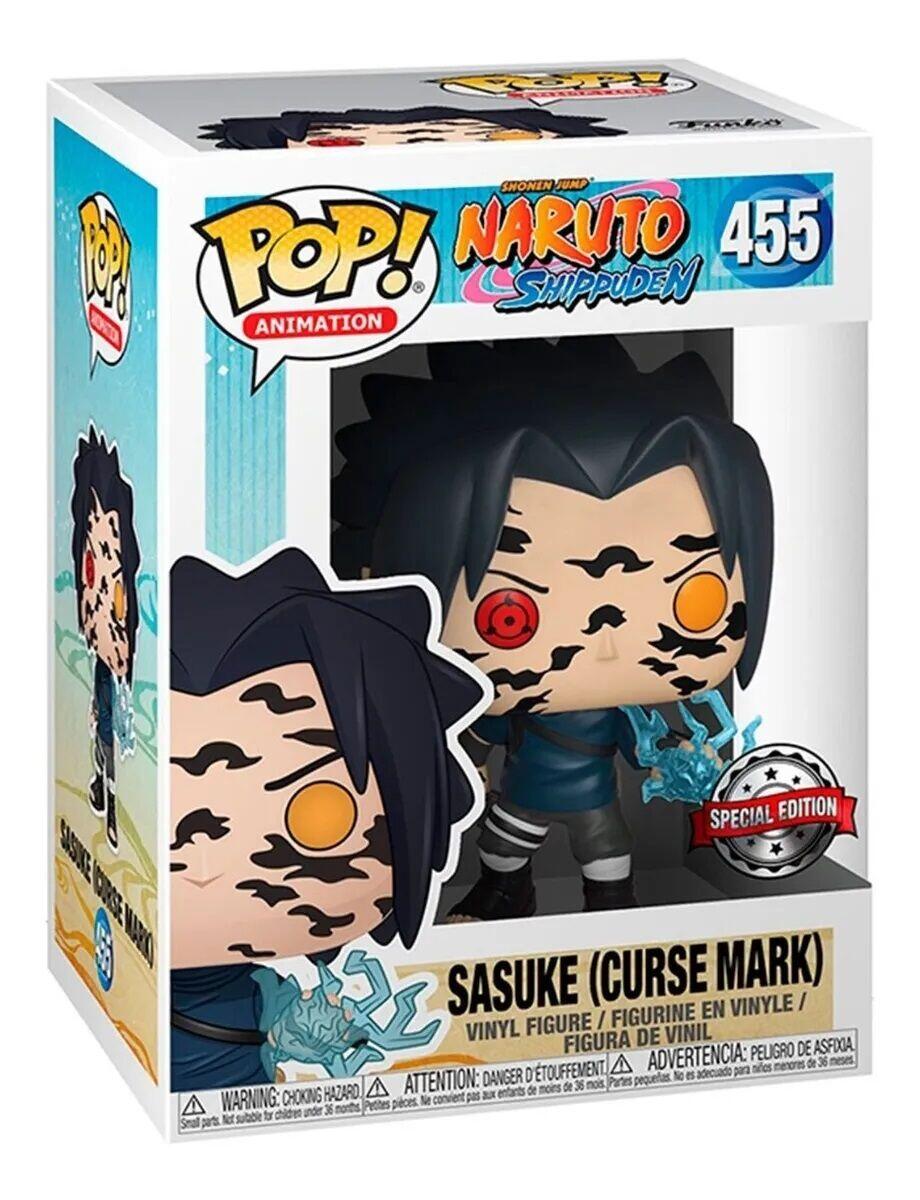Funko Pop Sasuke Marca da Maldição 455 Naruto Clássico Exclusivo