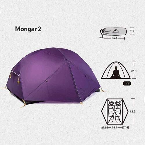 Barraca Mongar Ultralight 2 pessoas - Naturehike