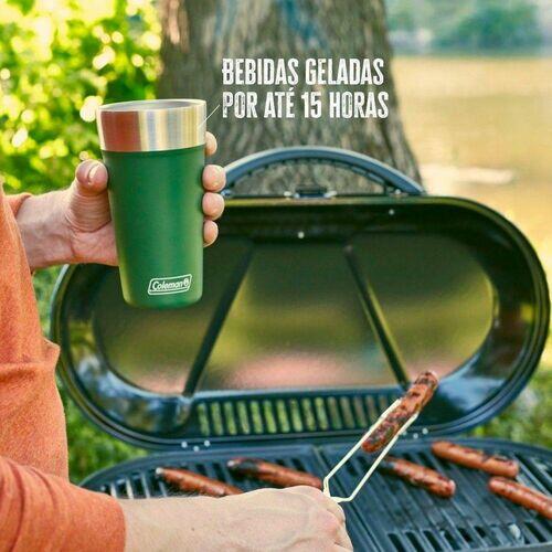 Copo térmico 600ml verde - Coleman