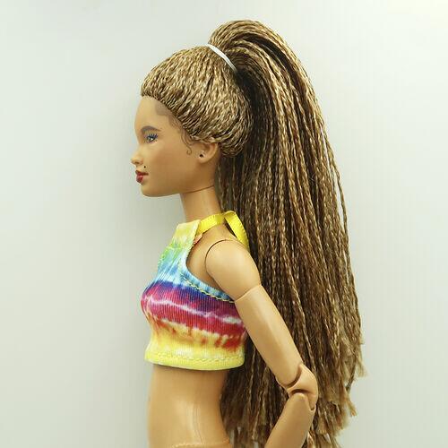 Comprar Calça de Barbie Legging Mescla Escura com Tule Preto - a partir de  R$21,02 - Bella Doll
